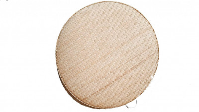 Handwoven Bamboo Winnowing Tray(#1002)-gallery-1