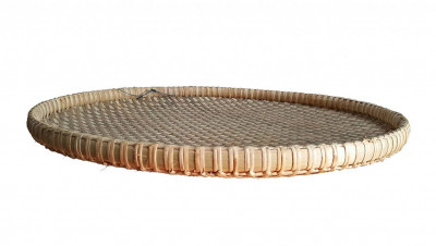Handwoven Bamboo Winnowing Tray(#1002)-gallery-2