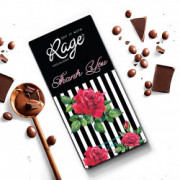 Rage Thank You Black White Dark Chocolate - 90 Grams(#1029) - Getkraft.com