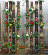 Bamboo Planters for Home Decor(#1037) - Getkraft.com