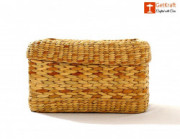 Natural Straw Tissue Box(#1104) - Getkraft.com