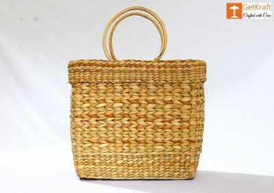 Natural Straw Hand Bag(#1106)-gallery-0