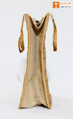 Jute and Straw Tiffin Bag(#1115)-gallery-1