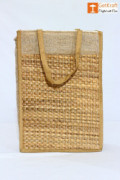 Jute and Straw Tiffin Bag(#1115) - Getkraft.com