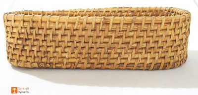 Cane Rattan Small Basket(#1117)-gallery-2