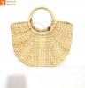 Natural Straw Kauna (U) Hand Bag(#1128)-thumb-0