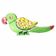 Weavers Direct Traditional Indian Handicraft Wooden Toys for Kids and Great for Christmas TreeHouse DecorationCan be Used in Garments Accessories Elegant Parrot Design (Pack of 2)(#1169) - Getkraft.com