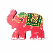 Weavers Direct Traditional Indian Handicraft Wooden Toys for Kids and Great for Christmas TreeHouse DecorationCan be Used in Garments Accessories Elegant Elephant Design (Pack of 2)(#1171) - Getkraft.com