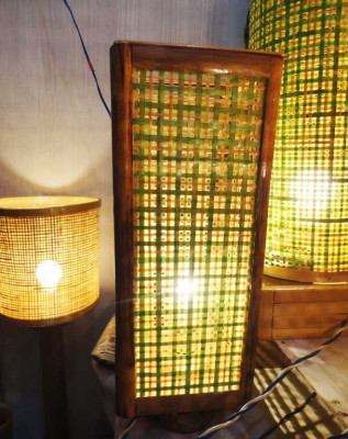 Square Net Table Lamp(#121)-gallery-1