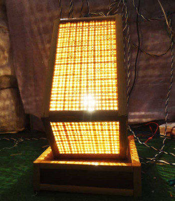 Pentagonal Net Lamp(#124)-gallery-3