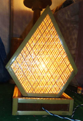 Pentagonal Net Lamp(#124)-gallery-5