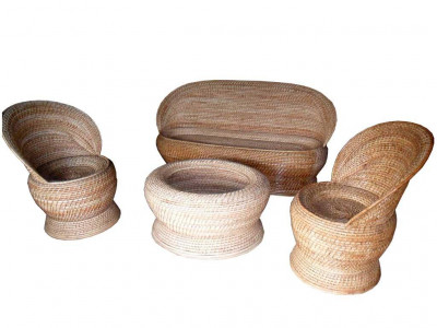 Designer Cane Sofa Set Stylish 2 x 1 x 1 Combo Set(#138)-gallery-0