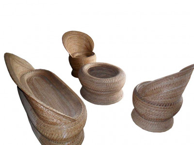 Designer Cane Sofa Set Stylish 2 x 1 x 1 Combo Set(#138)-gallery-2