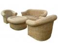 Classic Cane Sofa Set with Radiant looks for Office Home(#140)-thumb-1