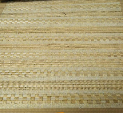 Handwoven Plain Natural Bamboo Floor Mat(#1417)-gallery-0