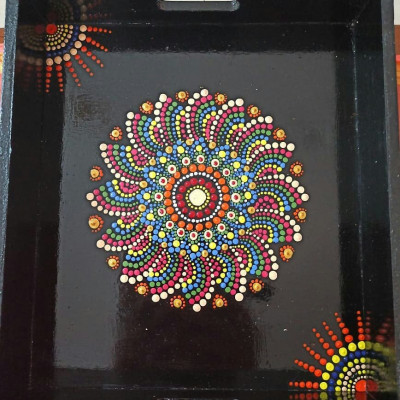 Serving Tray Coaster Set(#1512)-gallery-1