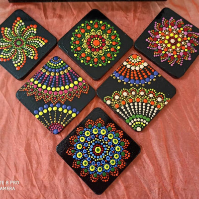 Serving Tray Coaster Set(#1512)-gallery-2