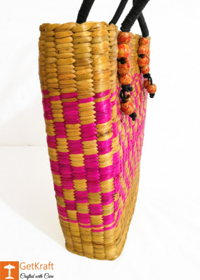 Natural Straw Handbag BG028(#159)-gallery-1