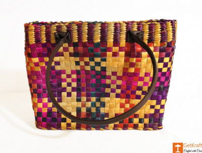 Natural Straw Handbag BG029(#160)-gallery-1