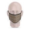 3 Layer Printed Protective Face Mask - Pack of 3 (Brown Combo)(#1611)-thumb-2