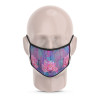 3 Layer Printed Protective Face Mask - Pack of 3 (Green-Grey Brown-Lotus)(#1612)-thumb-2