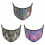 3 Layer Printed Protective Face Mask - Pack of 3 (Green-Grey Brown-Lotus) - Getkraft.com