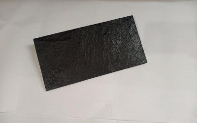 Unique Handicrafts Black Slate Handmade Platter 12x6 Inch 10-12 mm Thickness Shape -Rectangle (Black)(#1629)-gallery-3