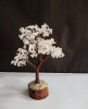 Unique Handicrafts Exclusive Blessing Natural Agate Gem Stone Bonsai Fortune Vastu Plant Sculpture Tree Good Luck Wealth Success Prosperity Home Office Table Decor Gift Item (White Quartz)(#1633)-thumb-7