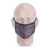 3 Layer Printed Protective Face Mask - Pack of 3 (Horse Cart-Red-Lotus Flower)(#1701)-thumb-2