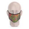 3 Layer Printed Protective Face Mask - Pack of 3 (Peacock-Greay Brown-Purple)(#1703)-thumb-2
