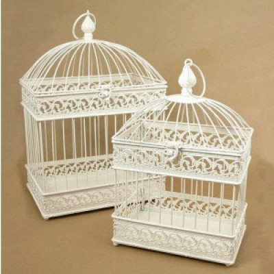 Rectangular base Elegant Bird cage(#1727)-gallery-0