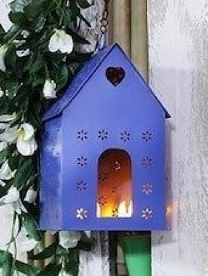 Decorative House shaped Candle Diya Holder Diwali Gift(#1734)-gallery-1