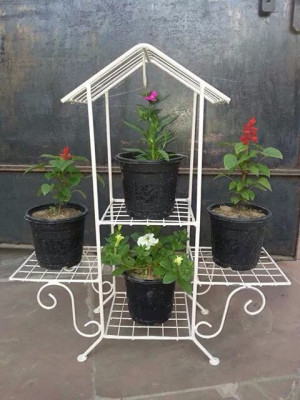 House shaped Planter Organizer Planter Rack Planter Shelves(#1754)-gallery-0