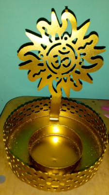 Surya Shadow Tea light Holder for Home Decor Diwali decor(#1767)-gallery-0