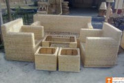 Cane Sofa Set - Living Room Office Decor (with extra 2 seater)(#1768) - Getkraft.com