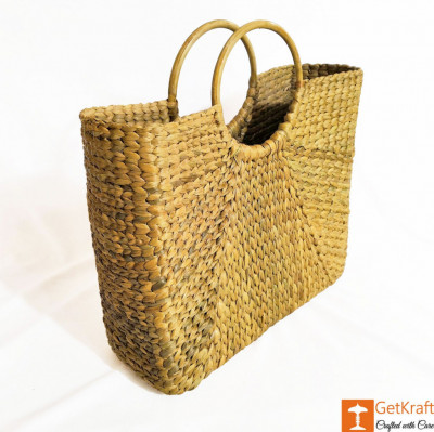 Natural Straw Handbag BG051(#178)-gallery-1