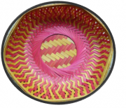 Bamboo round Tray Color Set of 100(#1893) - Getkraft.com