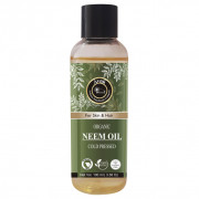 Avnii Organics 100 Pure Natural Neem Oil Ideal For Hair Skin Care Nails Scalp Nourishment 100ml(#1908) - Getkraft.com