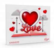 Rage Chocolatier Valentines Day Special Assorted Chocolate Gift Box White Color(#2069) - Getkraft.com