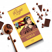 Rage Chocolatier Womens Day Special Who Runs The World GIRLS Dark - 90 Grams(#2151) - Getkraft.com