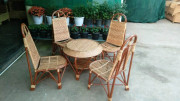 Cane Garden Chair set Design 13(#2159) - Getkraft.com