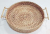 Rattan Cane Round Tray(#2197) - Getkraft.com