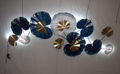 Wall Decor Iron Crafts - Epistomatic Leaf and flower(#2329)-gallery-0