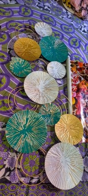 Wall Decor Iron Crafts - Three Shaded Flowers(#2333)-gallery-1