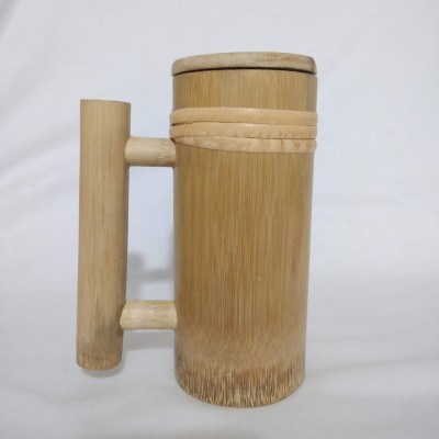 Bamboo Container with lid(#2403)-gallery-1