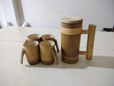 Bamboo One Time use cup set(#2407)-gallery-1