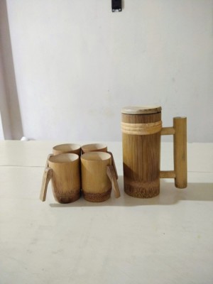 Bamboo One Time use cup set(#2407)-gallery-2