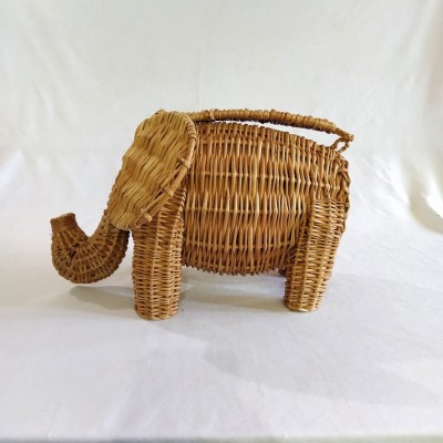 Wicker Elephant(#2415)-gallery-1