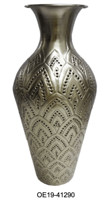 Metallic Decor Vase(#2464)-gallery-1