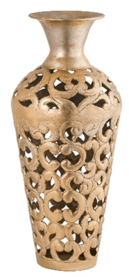 Metallic Decor Vase(#2496)-gallery-1